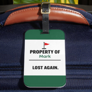 Funny Golf Bag Tag Collection for Golf Addicts
