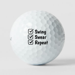 Funny Golf Ball Gift Set for Dad, Mum, and Golfers