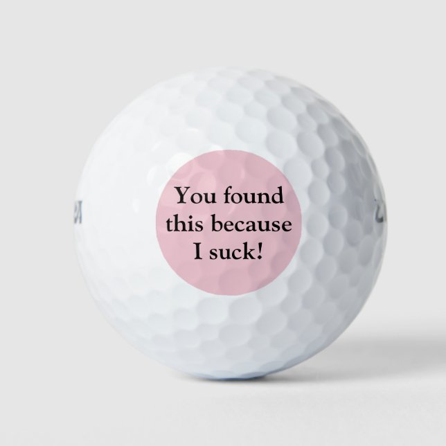 Funny Golf Balls (Front)