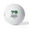 Funny Golf Balls 70th Birthday Party Monogrammed