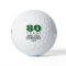 Funny Golf Balls 80th Birthday Party Monogrammed