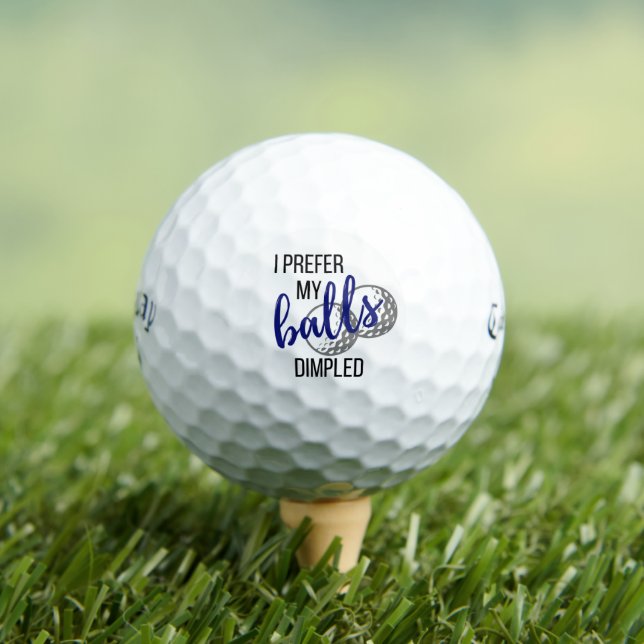 Funny Golf Balls - Dimpled (Insitu Tee)