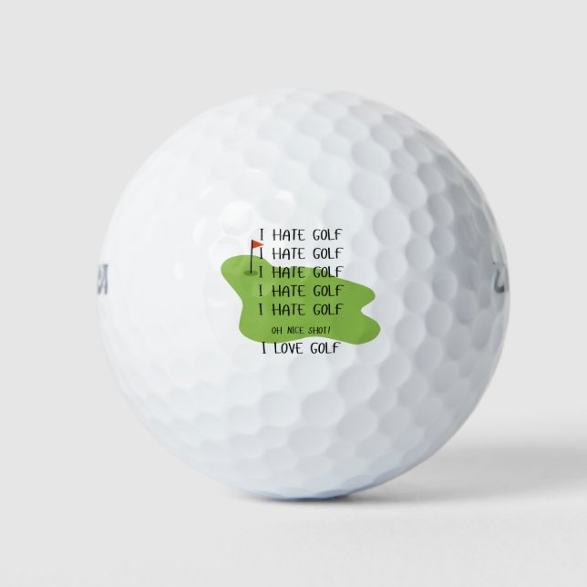 Funny Golf Balls For Golf Lovers (Front)