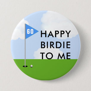 Funny Golf Birthday 7.5 Cm Round Badge