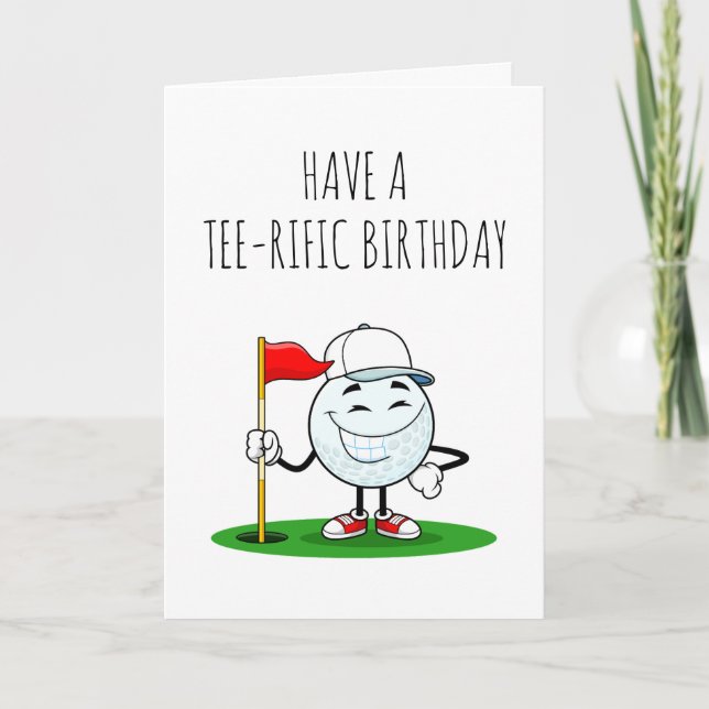 funny golf birthday cards (Front)