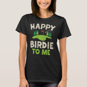 Funny Golf Birthday Shirt Happy Birdie Golfer Kids