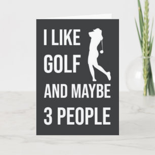 Funny Golf Cards For Her Women Golfday Golfaddict 