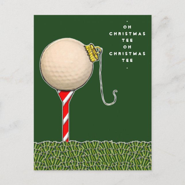 Funny Golf Christmas card (Front)