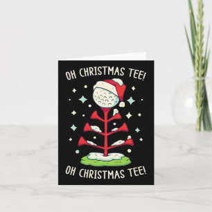 Funny Golf Christmas Shirt Oh Christmas Tee Funny Card