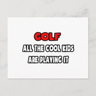Funny Golf Coach Shirts and Gifts Postcard