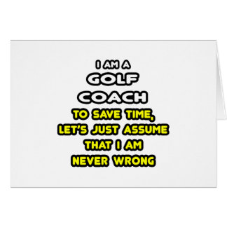 Funny Golf Coach T-Shirts and Gifts