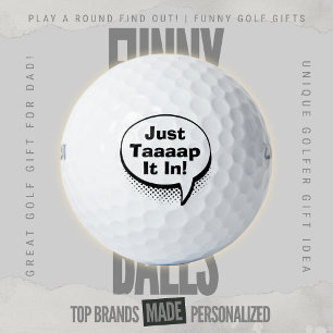 Funny Golf Dad Scramble Pop Art Comic Bubble HG2 Balls