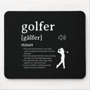 Funny Golf Definitions For Golfers - golfer' Mouse Mat
