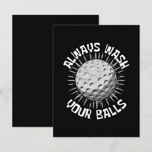 Funny-golf Enclosure Card