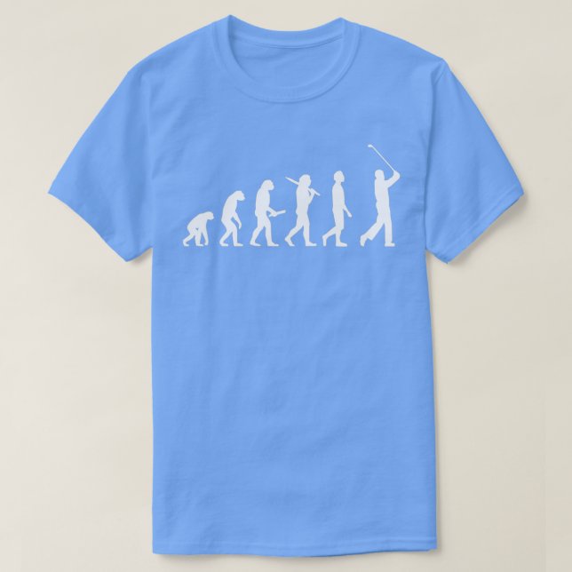 Funny Golf Evolution Gift For Golfers Golf Players T-Shirt (Design Front)