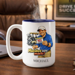 Funny Golf Fail Personalized Gift Coffee Mug