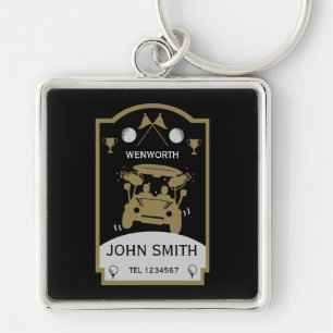 Funny Golf Gift For Beginners Key Ring