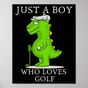 Funny Golf Gift For Boys Kids Golf Field Game Golf Poster