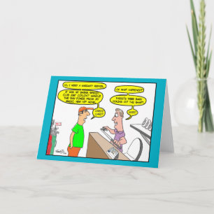 Funny Golf Greeting Card