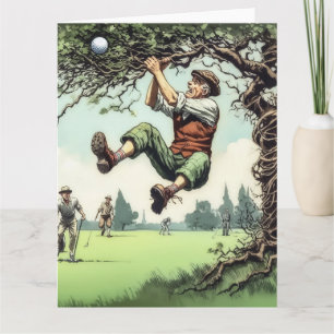 Funny Golf Greeting Card