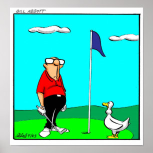 Funny Golf Humor Poster Gift