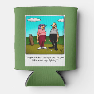 Funny Golf Humour Beer Cosy Can Cooler