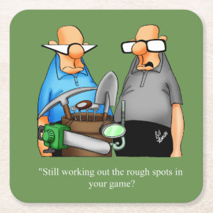 Funny Golf Humour Coaster Gift