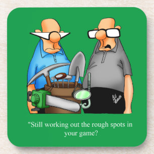 Funny Golf Humour Coaster Set Gift