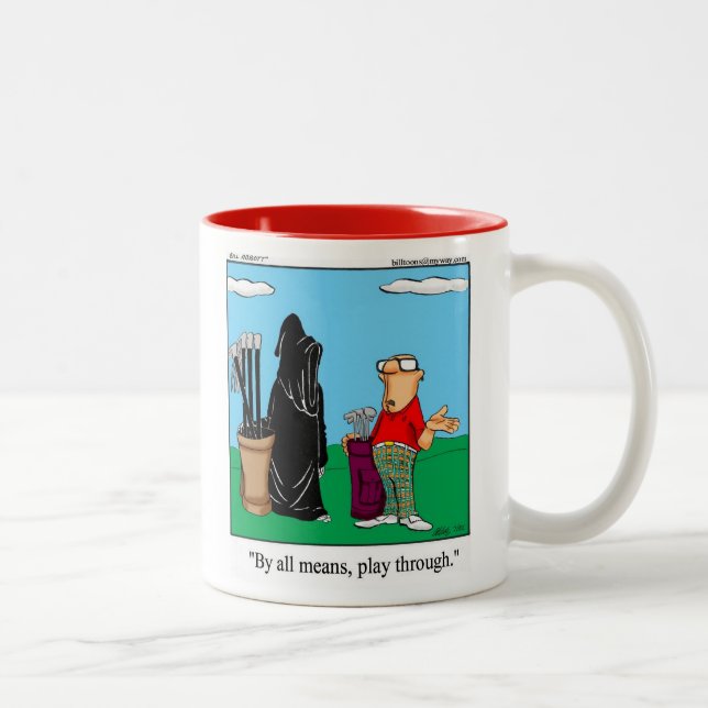 Funny Golf Humour  Mug (Right)