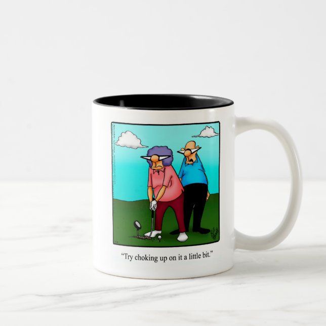 Funny Golf Humour Mug Gift (Right)