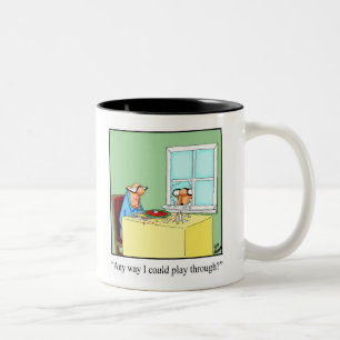 Funny Golf Humour "Play Through" Mug