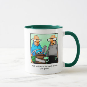 Funny Golf Humour "Rough Spots" Mug