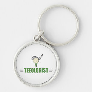 Funny Golf Key Ring