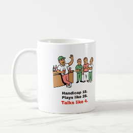 Funny Golf Mug: Talks Like 4 Coffee Mug