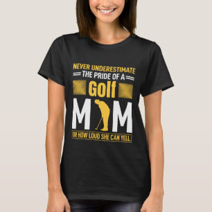 funny golf Mum sports word art T-Shirt