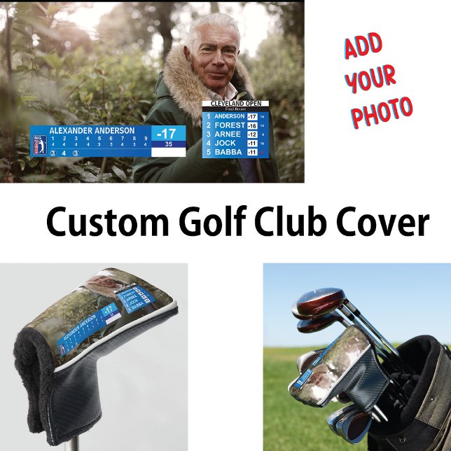 Funny Golf News 🏌️40th 50th 60th Men Birthday  Golf Head Cover (Creator Uploaded)