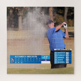 Funny Golf News 🏌️40th 50th 60th Men Birthday  Jigsaw Puzzle