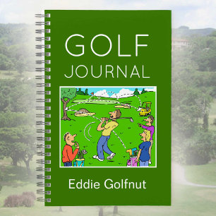Funny Golf Notebook to Personalise