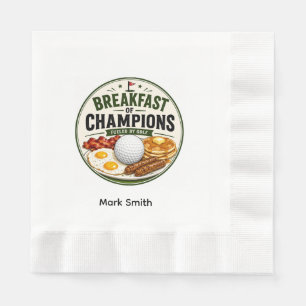 Funny Golf Obsession Quote for Golf Addicts Napkin