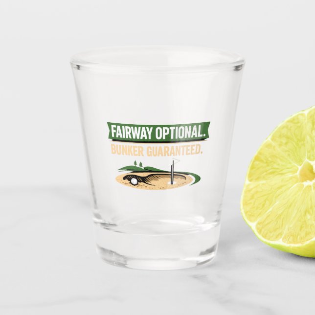 Funny Golf Obsession Quote for Golf Addicts  Shot Glass (Front)