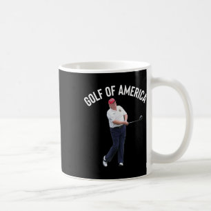 Funny Golf Of America Donald Trump Pun Coffee Mug