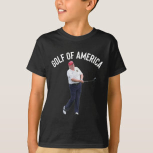 Funny Golf Of America Donald Trump Pun T-Shirt