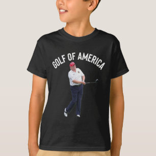 Funny Golf Of America Donald Trump Pun T-Shirt