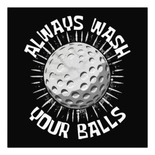 Funny-golf Photo Print