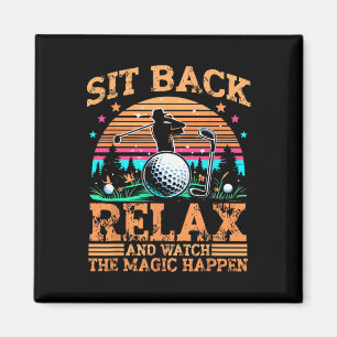 Funny Golf Player Magnet