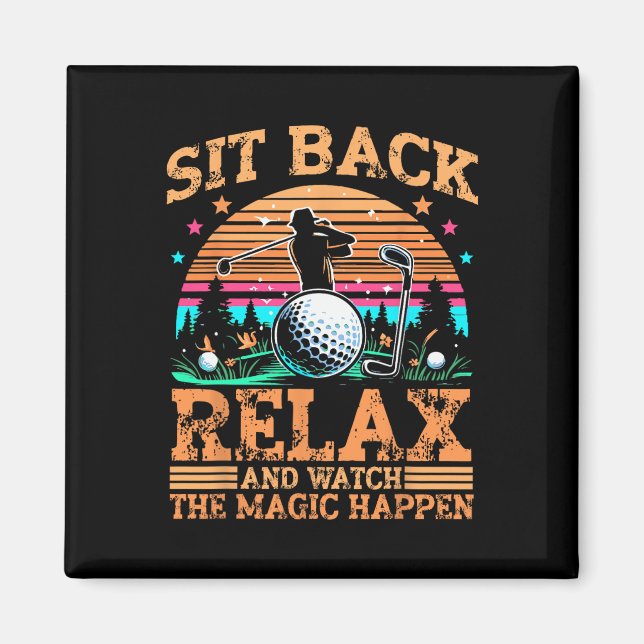 Funny Golf Player  Magnet (Front)