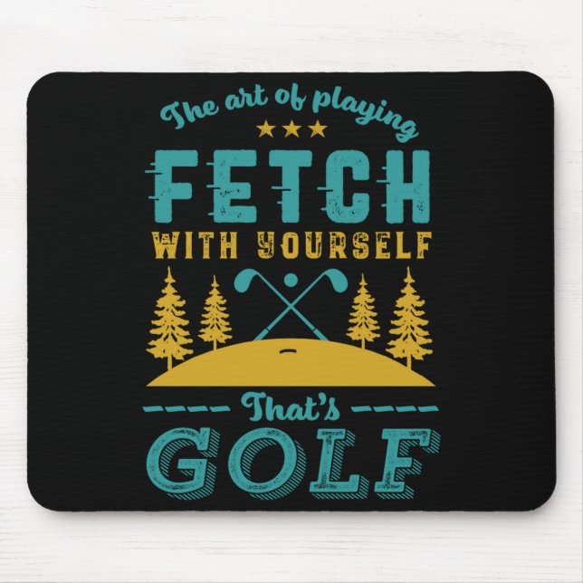 Funny Golf Player Quote Golfers Love Golfing Srt  Mouse Mat (Front)