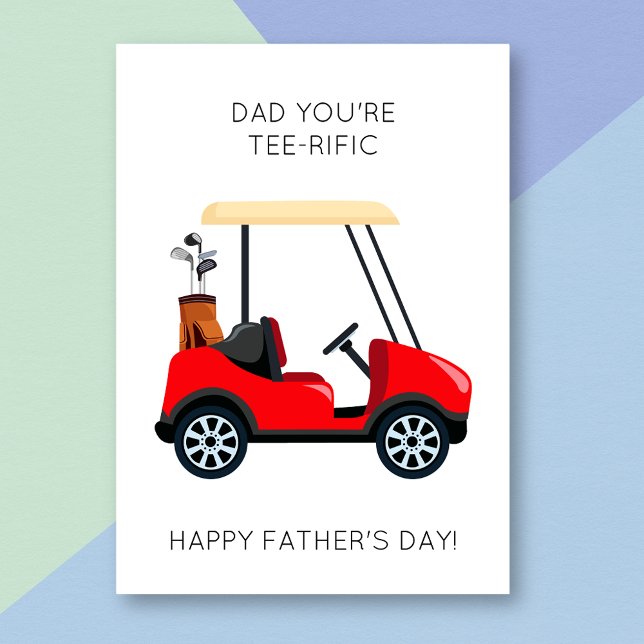Funny Golf Pun Father's Day Card (Creator Uploaded)