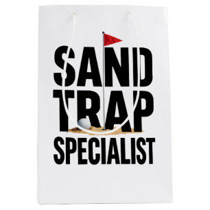 Funny Golf Quote for Golf Addicts  Medium Gift Bag