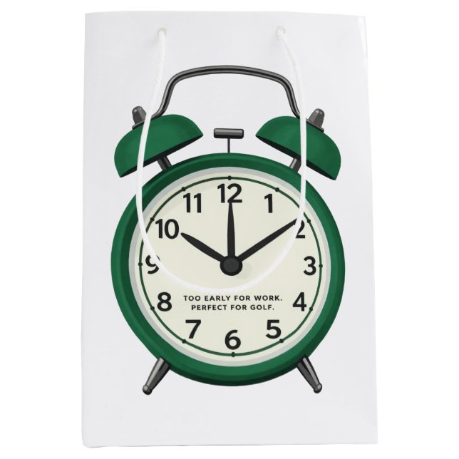 Funny Golf Quote for Golf Addicts  Medium Gift Bag (Front)